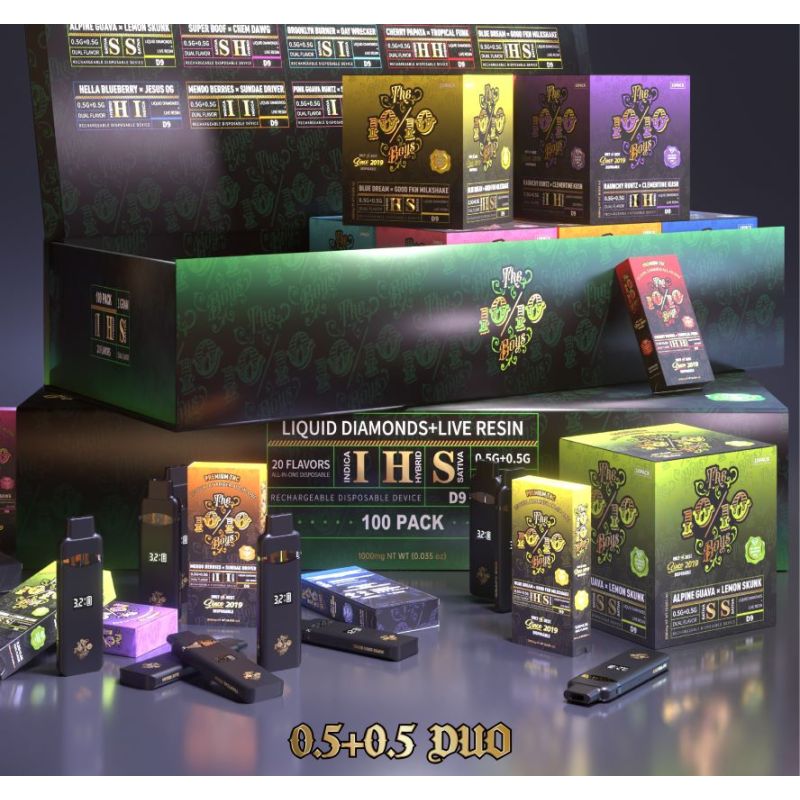 The 1010 Boys 1g Dual Chamber Disposable Vape Pen